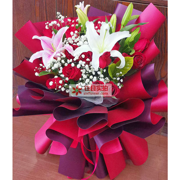 送毫州蒙城县北京院子17号楼的鲜花实拍图