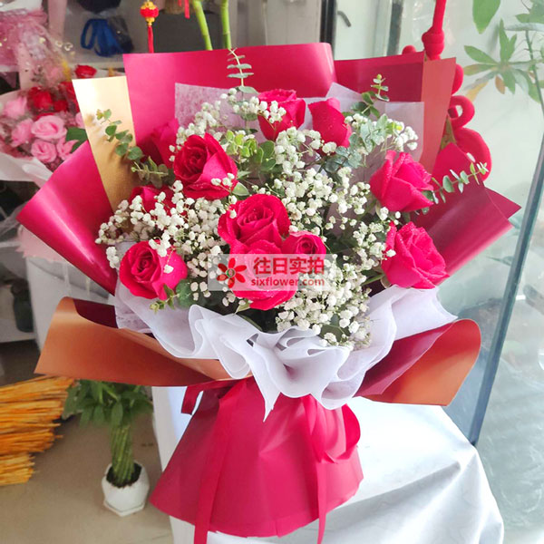 送惠州市南线车站对面名流印象二期的鲜花实拍图