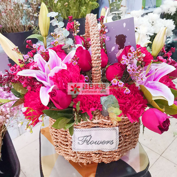 送聊城高唐县中奕华府10号楼的鲜花实拍图