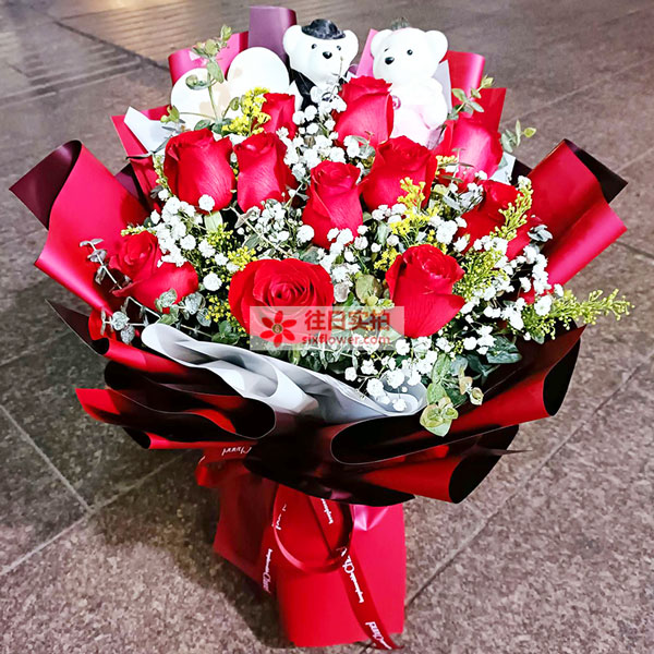 送丹江口市好邻居超市的鲜花实拍图