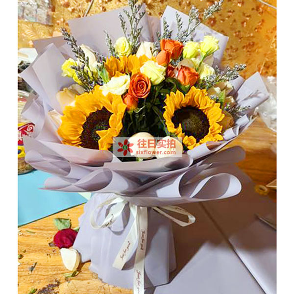 送青海省西宁市城西区西川南路53号的鲜花实拍图