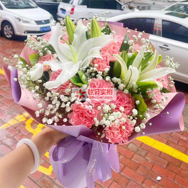 送聊城茌平县胡屯乡李石大队小李村的鲜花实拍图