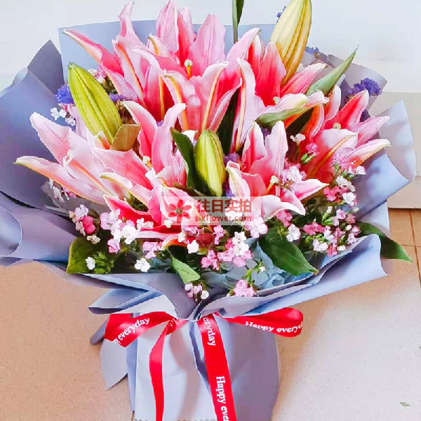 送陕西省咸阳市秦都区西咸新区世纪大道国润城的鲜花实拍图