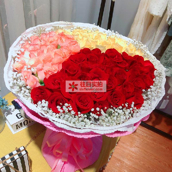 送海门市丝绸路城北新村的鲜花实拍图