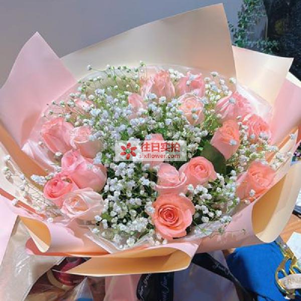 送景德镇市珠山区昌江大道新枫园小区的鲜花实拍图