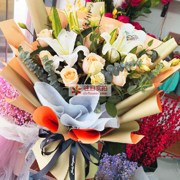 送南阳邓州市蓝湾嘉园的鲜花实拍图