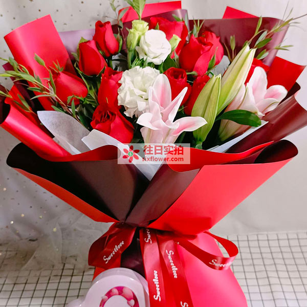 送三明尤溪县雷雷饭店的鲜花实拍图