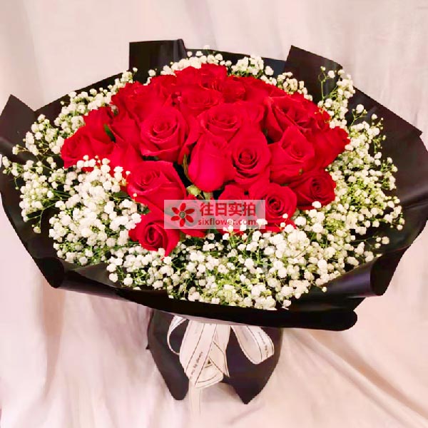 送揭阳市揭西县河婆街道和福村一巷十号的鲜花实拍图