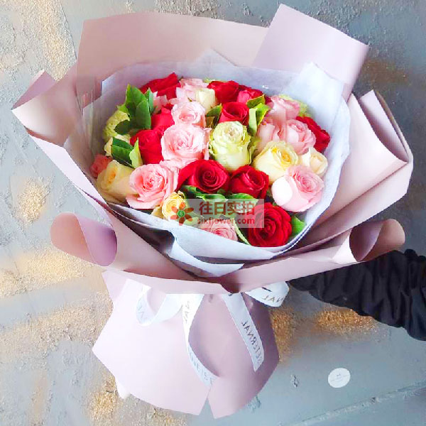 送三河市燕郊北巷口村的鲜花实拍图