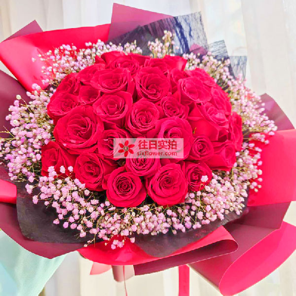 送黄石市黄石港区黄石港街道磁湖路11号湖北师范大学的鲜花实拍图