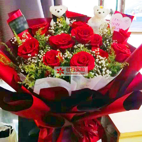 送铜川王益区文化宫亲子游乐场的鲜花实拍图