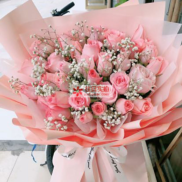 送宿州砀山县条河乡水库村刘西组的鲜花实拍图