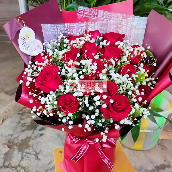 送宜宾南溪城区龙投安居里的鲜花实拍图