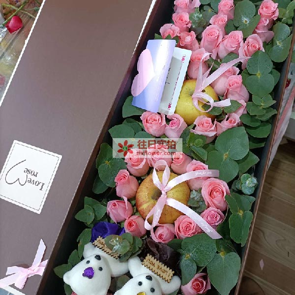 送常德市武陵区梳子巷金钻商业广场的鲜花实拍图