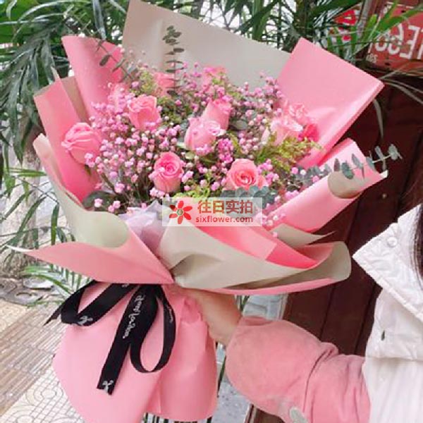 送株洲天元区日盛山湖城的鲜花实拍图