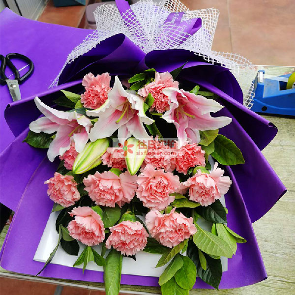 送廊坊大城县平舒镇王裴庄村199号的鲜花实拍图