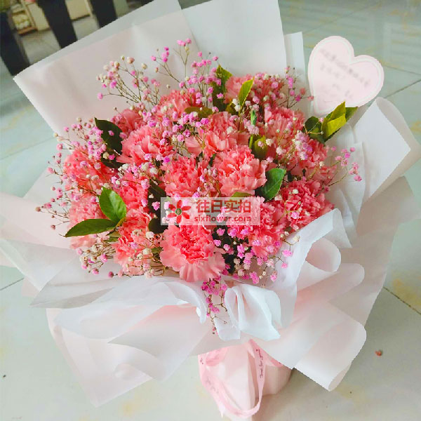 送吉林市高新区紫金江尚小区的鲜花实拍图