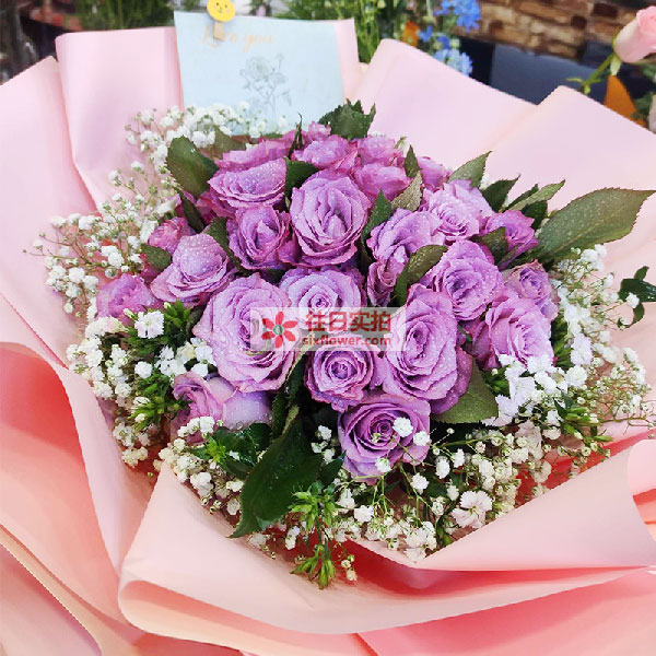 送泰州姜堰区实验幼儿园迎宾校区的鲜花实拍图