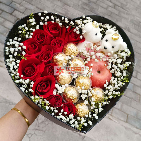 送昌吉州中医院检验科的鲜花实拍图