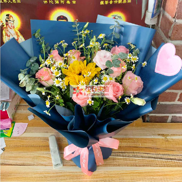 送东营市东营区北二路638号胜利油田妇幼保健院的鲜花实拍图