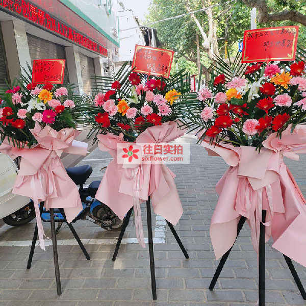 送渭南临渭区祥和家居城的鲜花实拍图