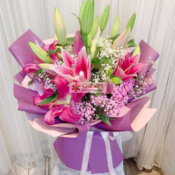 送南安市环城西路中俊蓝湾上城500-116号榕树下大牌档的鲜花实拍图