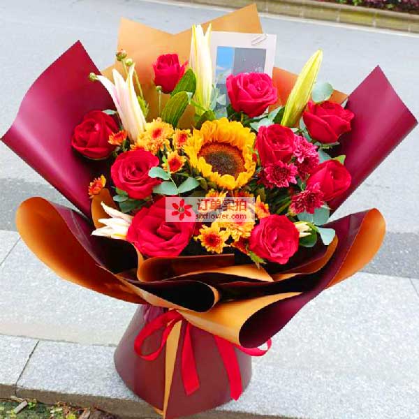 送湖南衡阳耒阳市白沙路口白沙御城1栋的鲜花实拍图