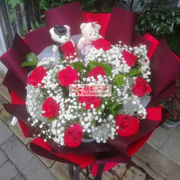 送凉山州西昌市南山国际社区康郡4栋的鲜花实拍图