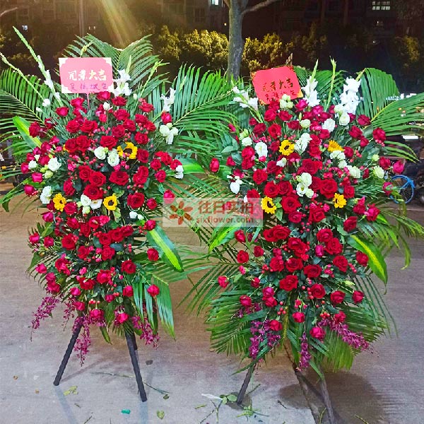 送温州瓯海区德信时代公园9栋的鲜花实拍图