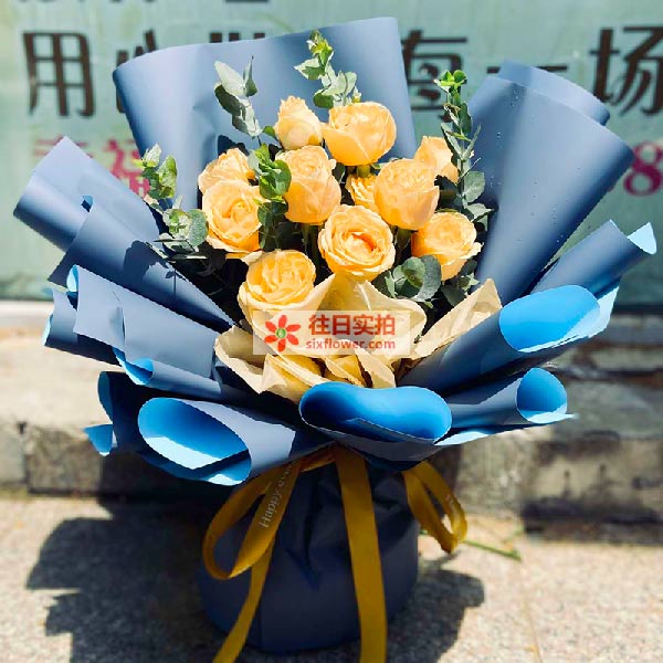 送平顶山市宝丰县兴宝路498号金玉蓝湾的鲜花实拍图