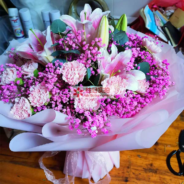 送广德县桃州镇经济开发区国安路的鲜花实拍图