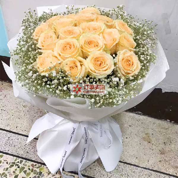 送云霄县恒晟购物广场的鲜花实拍图