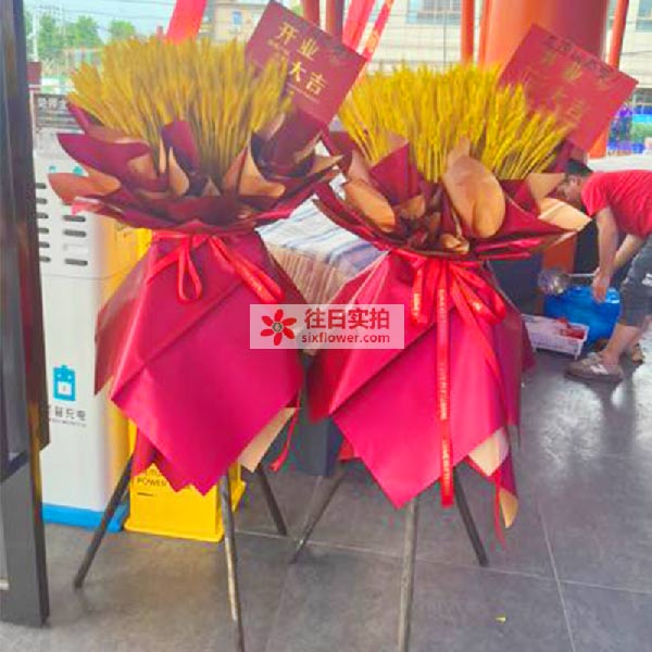 送马鞍山市花山区湖北路7号新天地广场的鲜花实拍图