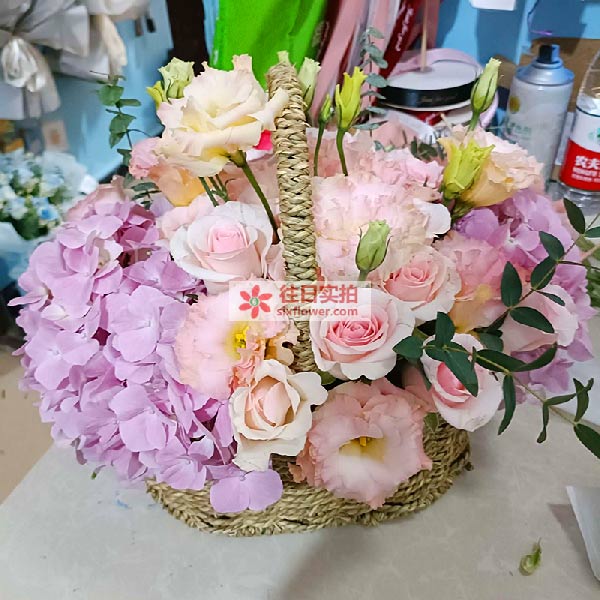 送西双版纳云尚品酒店B座的鲜花实拍图