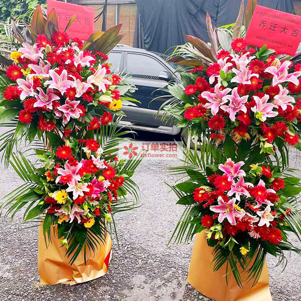 送浙江省杭州市上城区新业路8号UDC时代大厦的鲜花实拍图