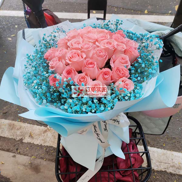 送郴州市南岭大道3号老郴州卷烟厂的鲜花实拍图