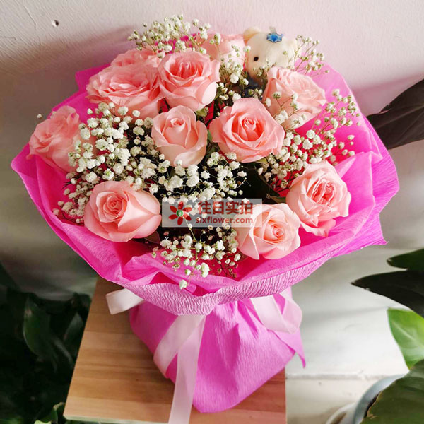 送新余市城北街道毛家菜市场益群幼儿园的鲜花实拍图