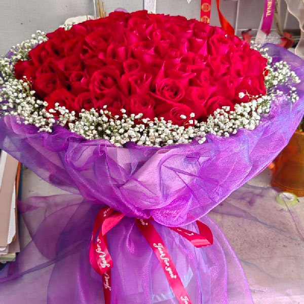 送枣庄市滕州市荆河街道大同路2号火车站的鲜花实拍图