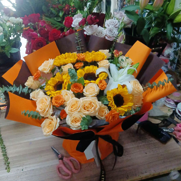 送内江市中区观岭雲庭的鲜花实拍图