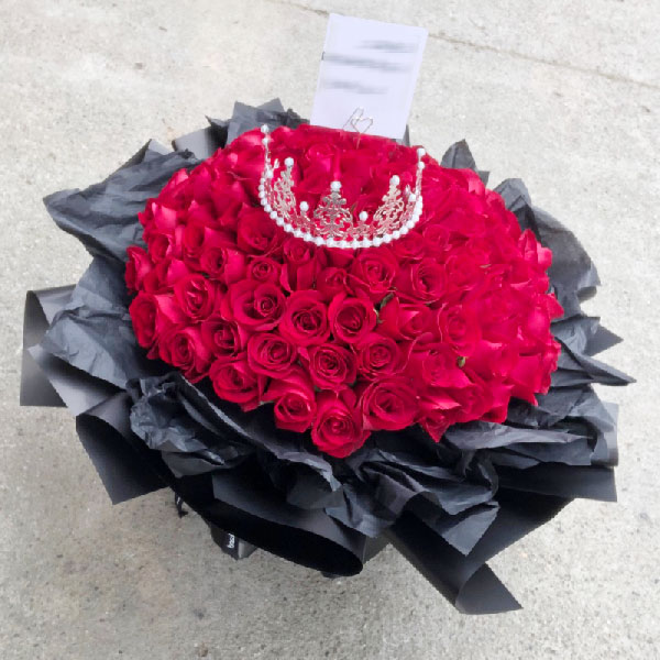 送运城市万荣县南张乡南张小学的鲜花实拍图