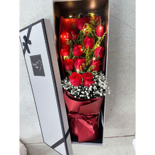 送颍上县江口镇美林美妆的鲜花实拍图