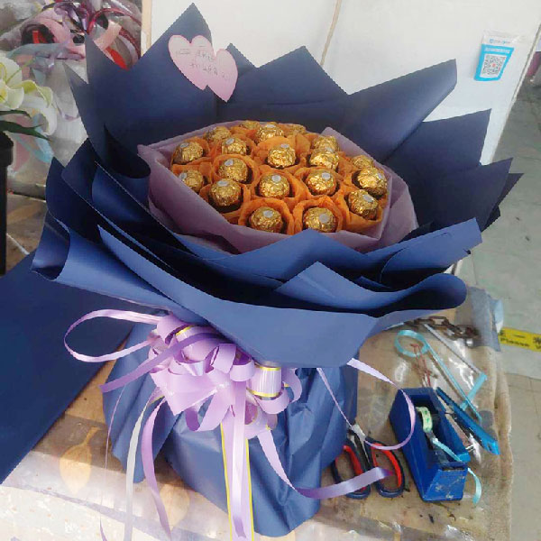 送辽宁省铁岭市调兵山市大明镇福源小区23栋的鲜花实拍图