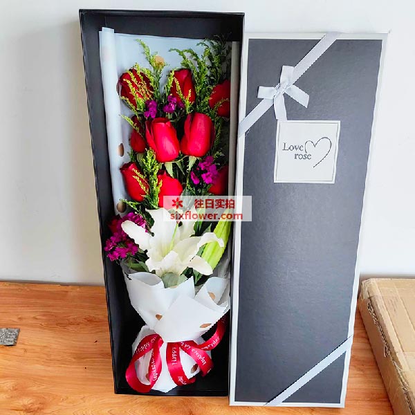 送榆林市榆阳区榆林大道政务服务中心的鲜花实拍图