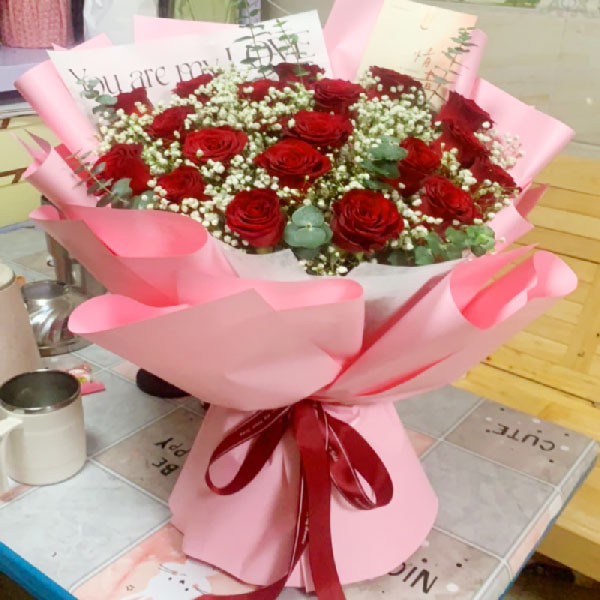 送西充县城北新区北城印象的鲜花实拍图