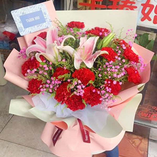 送铜川市人民医院的鲜花实拍图