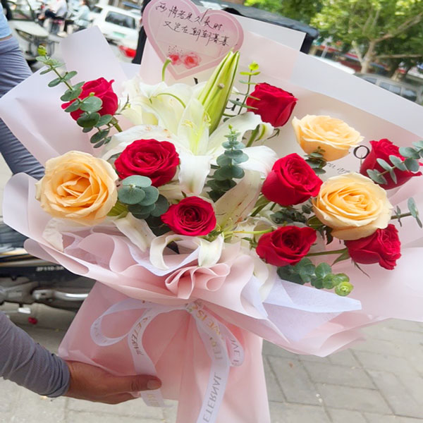 送民权县孙六镇国能民权热电的鲜花实拍图