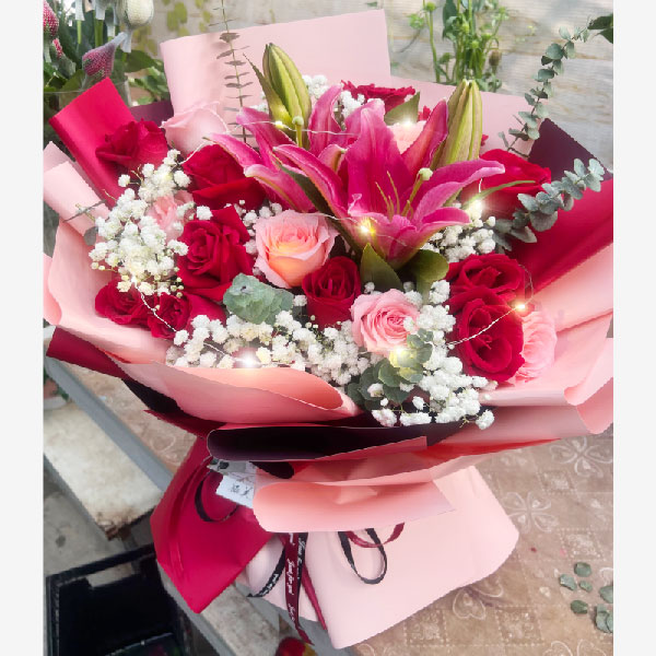 送建瓯市都御坪德胜楼北门大酒店的鲜花实拍图