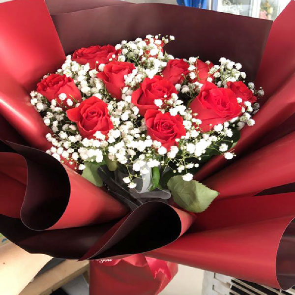 送金华婺城区城东街道通园社区居委会的鲜花实拍图