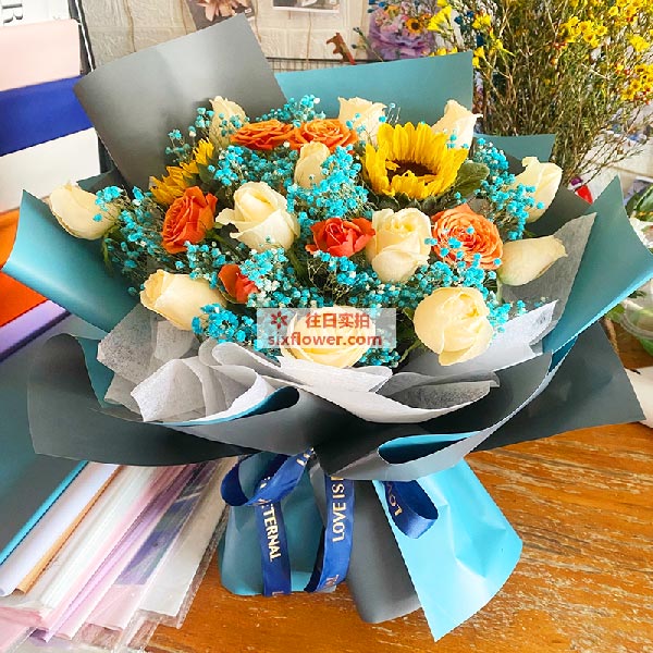 送山东省淄博市张店区鸿泰花漾城南区2号楼的鲜花实拍图