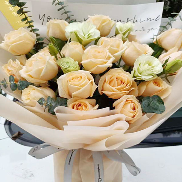 送吴桥县第二初级中学的鲜花实拍图